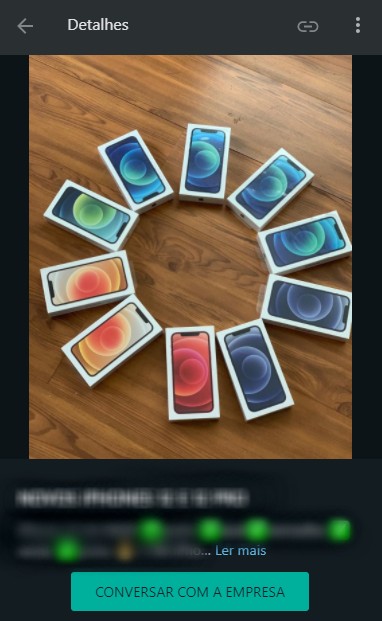 WhatsApp - Botão de Compra