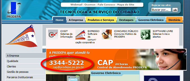 PRODEPA - Página Inicial PRODEPA - Página Inicial
