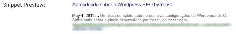 snippet-preview prévia da página no Google
