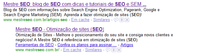 Resultado Identado Resultado Identado