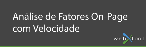 Análise de Fatores On-Page com Velocidade